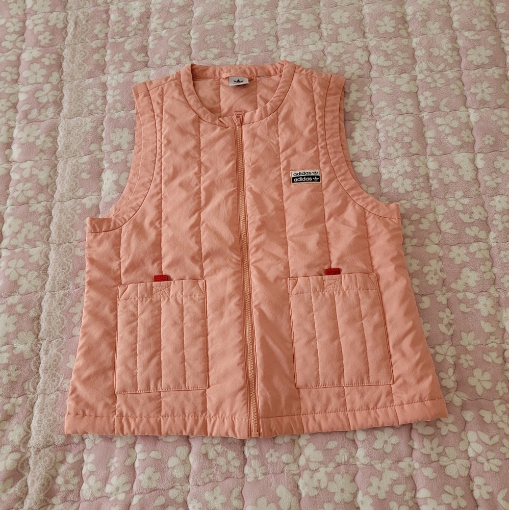 Adidas women's R.Y.V vest in "trace pink" SM